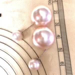 Double sided earrings